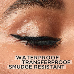 L'Oreal Paris liner applied on eyelid demonstrating lasting defined look