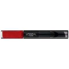 L'Oreal Paris close-up of lipstick texture highlighting smooth high-pigment finish