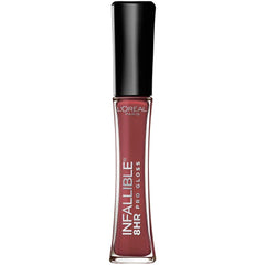L'Oreal Paris Infallible Sangria front packaging showing color and shine
