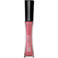 L'Oreal Paris front packaging showing Sunset gloss and benefits