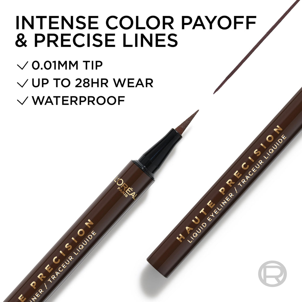 L'Oreal Paris single ink stroke demonstrating smooth, intense color payoff