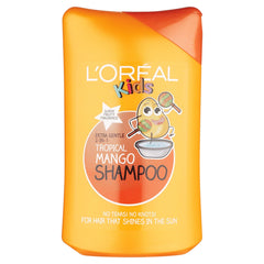 L'Oreal Paris kids shampoo front pack, tropical mango, gentle cleanse and soft hair