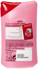 L'Oreal Paris Kids creamy 2in1 texture close-up showing smooth consistency for easier detangling