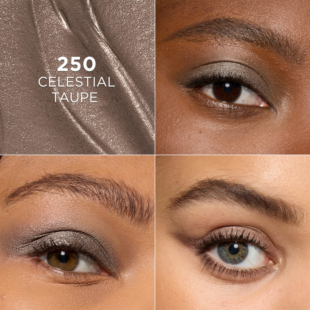 L'Oreal Paris le shadow stick blended lid look demonstrating even color and soft diffusion