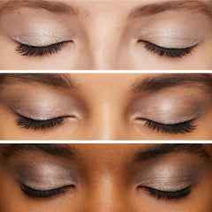 L'Oreal Paris creamy swatch texture of Ice Sparkle showing blendable shimmer payoff