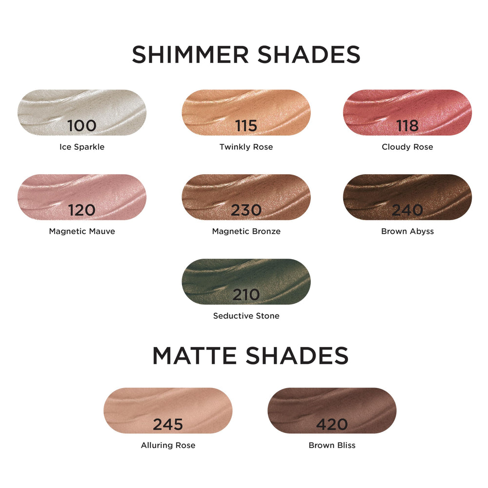 L'Oreal Paris Le Shadow Stick next to common items showing pocket-sized, travel-friendly scale
