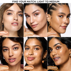L'Oreal Paris close-up of reflective pearls and blurring pigments delivering luminosity