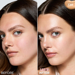 L'Oreal Paris pump dispensing serum tint demonstrating precise, hygienic control