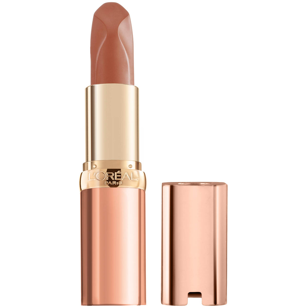 L'Oreal Paris lipstick front packaging showing shade and benefits