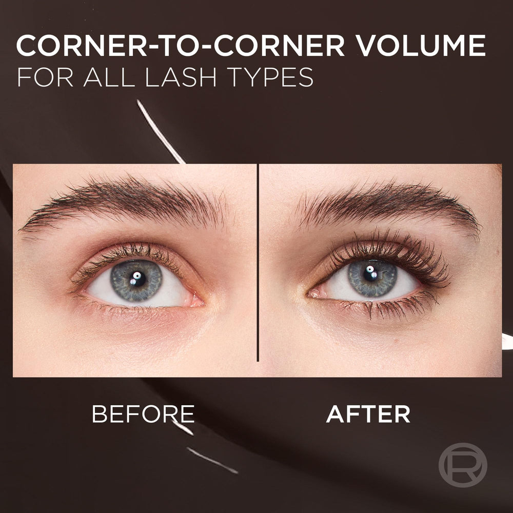 L'Oreal Paris brush close-up showing multi-level bristles for separation