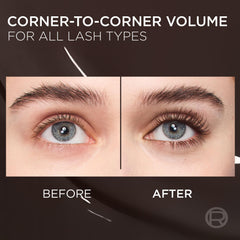 L'Oreal Paris brush close-up showing multi-level bristles for separation