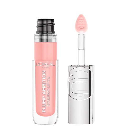 L'Oreal Paris front packaging showing sleek tube and shade Milky Nu 201 for glossy finish