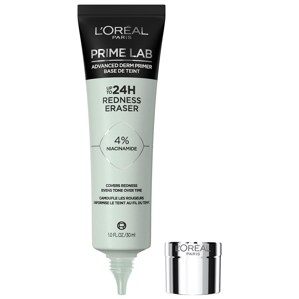 L'Oreal Paris primer front packaging shows label and size for clarity