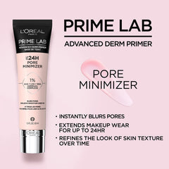 L'Oreal Paris primer texture close-up demonstrating smooth blur effect