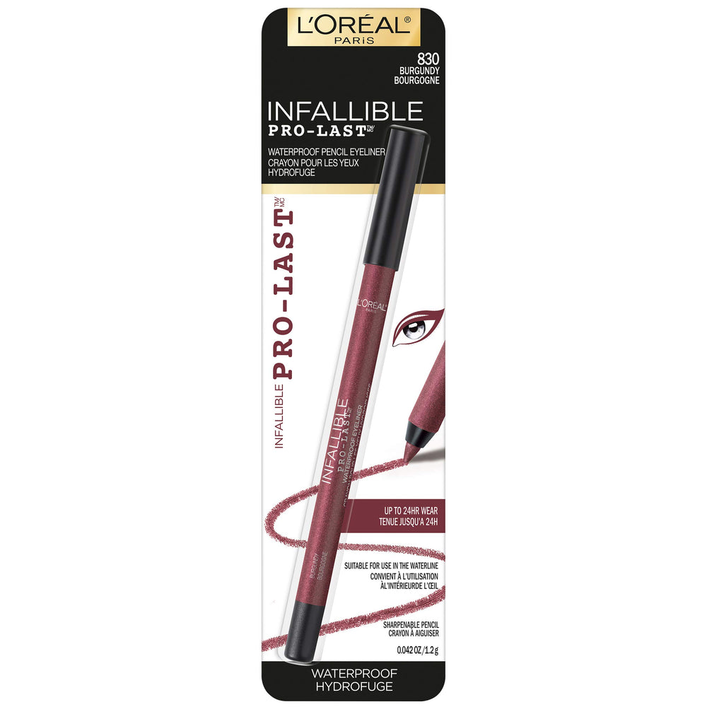 L'Oreal Paris pencil tip close-up showing creamy texture and precision