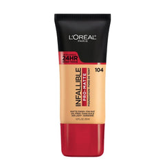 L'Oreal Paris front bottle view showing shade label and clean packaging benefit