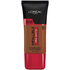 L'Oreal Paris front bottle showing label and matte finish benefit