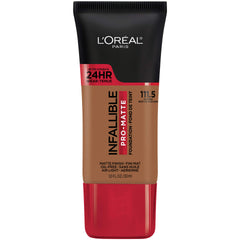 L'Oreal Paris front packaging showing product and shade, clear branding benefit