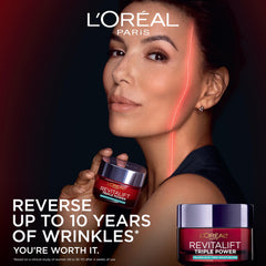 L'Oreal Paris pump and cap detail highlighting hygienic dispensing benefit