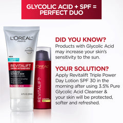 L'Oreal Paris product next to Derm Intensives serum for layering benefit