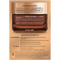 L'Oreal Paris open jar revealing meltable sugar particles for nourishing feel