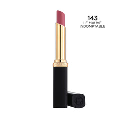 L'Oreal Paris lipstick held in hand for scale illustrating compact size and travel-friendly convenience