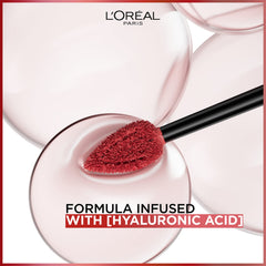 L'Oreal Paris tube next to ruler showing compact size and travel-friendly design