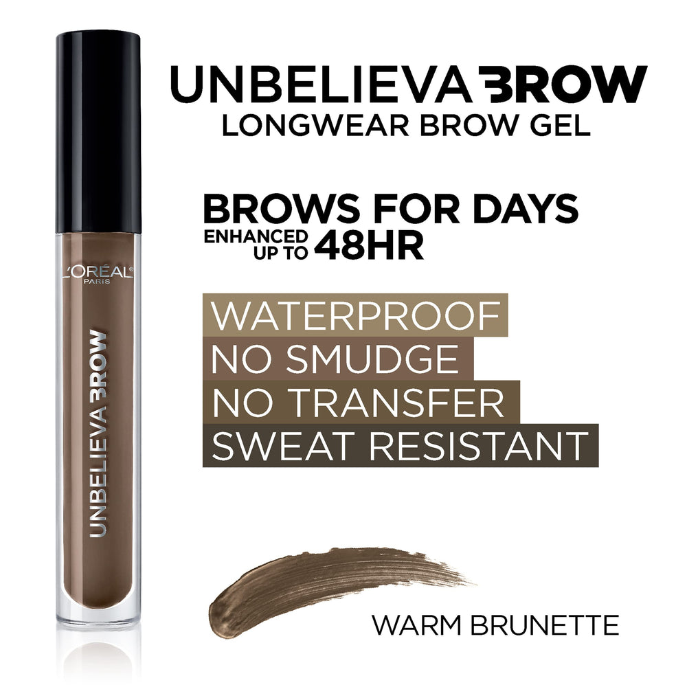 L'Oreal Paris tube in hand for size comparison benefit travel-friendly 0.15 fl oz
