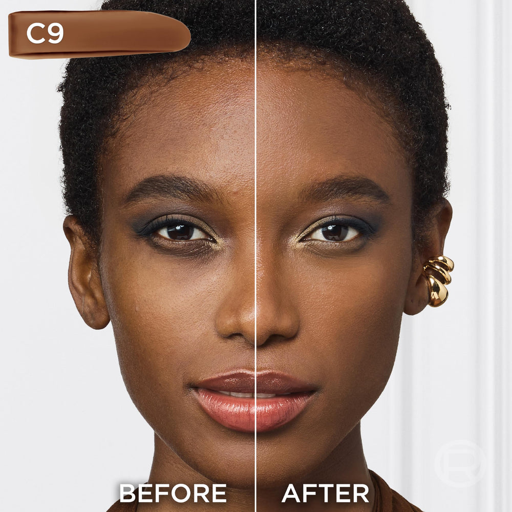 L'Oreal Paris swatch of C9 Deep on arm showing true-to-skin match