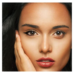 L'Oreal Paris eyeliner paired with mascara illustrating a finished look