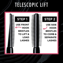 L'Oreal Paris telescopic tube in hand to show size and travel-friendly benefit