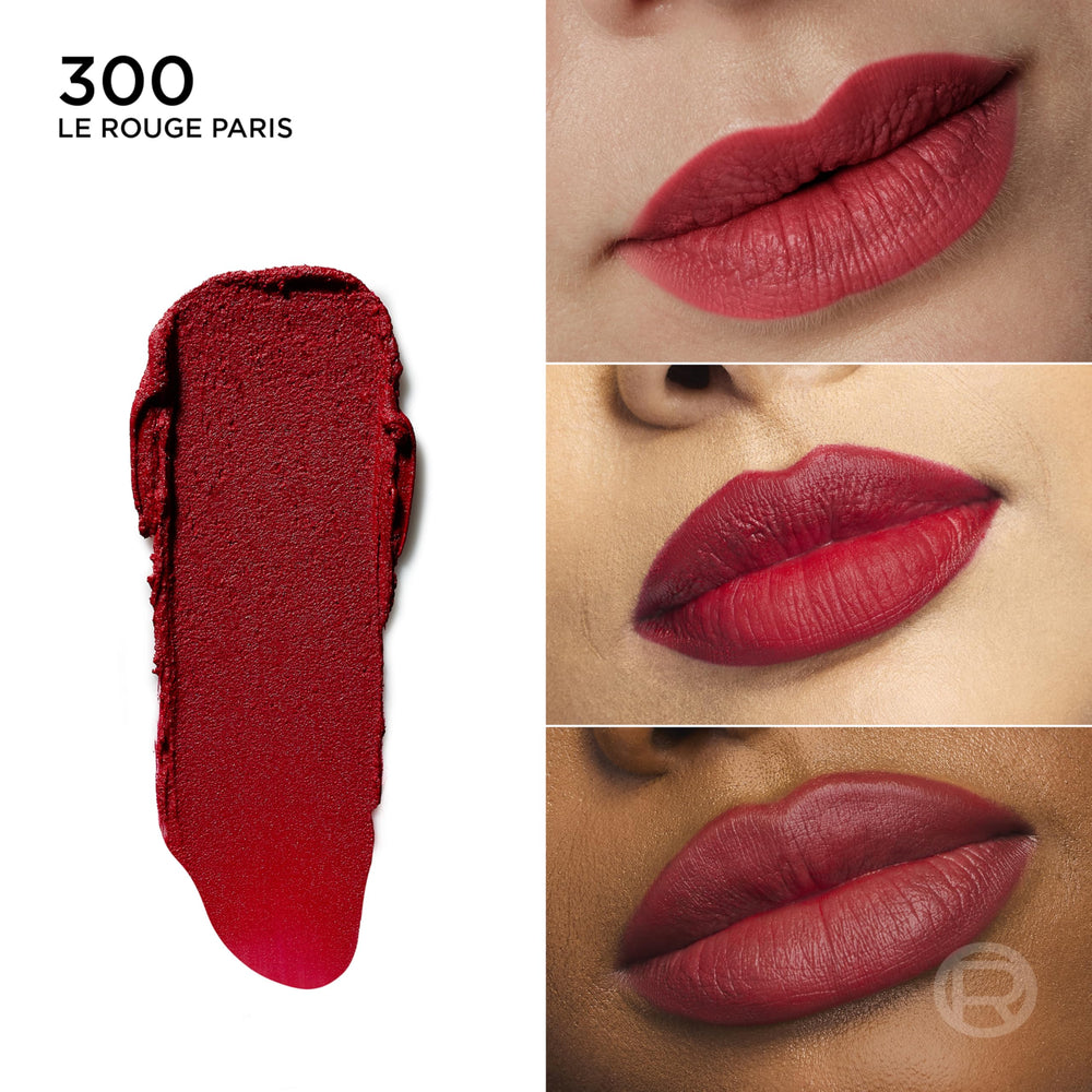 L'Oreal Paris texture close-up displaying creamy blurred-matte finish for smooth comfortable wear