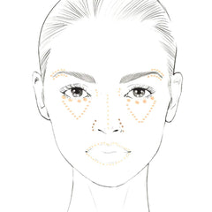 L'Oreal Paris concealer being applied under-eye to brighten and conceal dark circles benefit