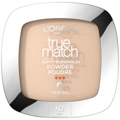 L'Oreal Paris True Match front compact showing sleek packaging and portability benefit