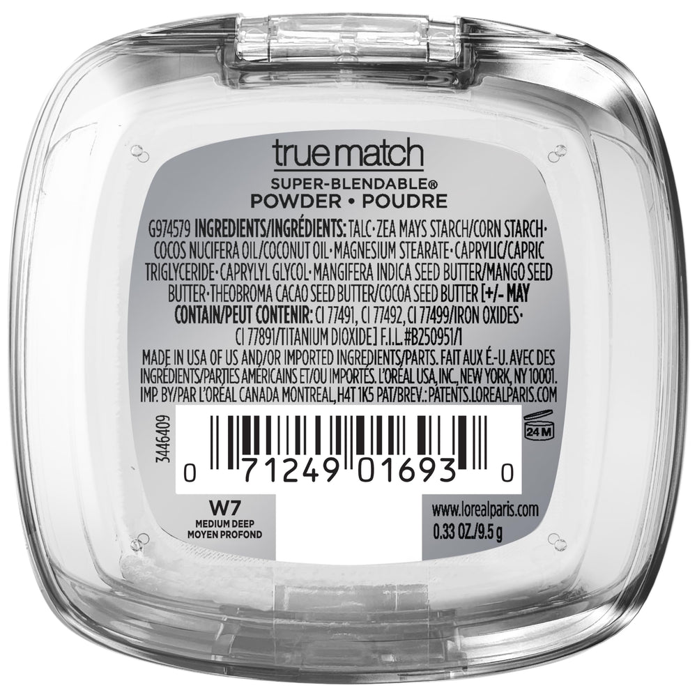 L'Oreal Paris product label and ingredients on packaging for informed purchase benefit