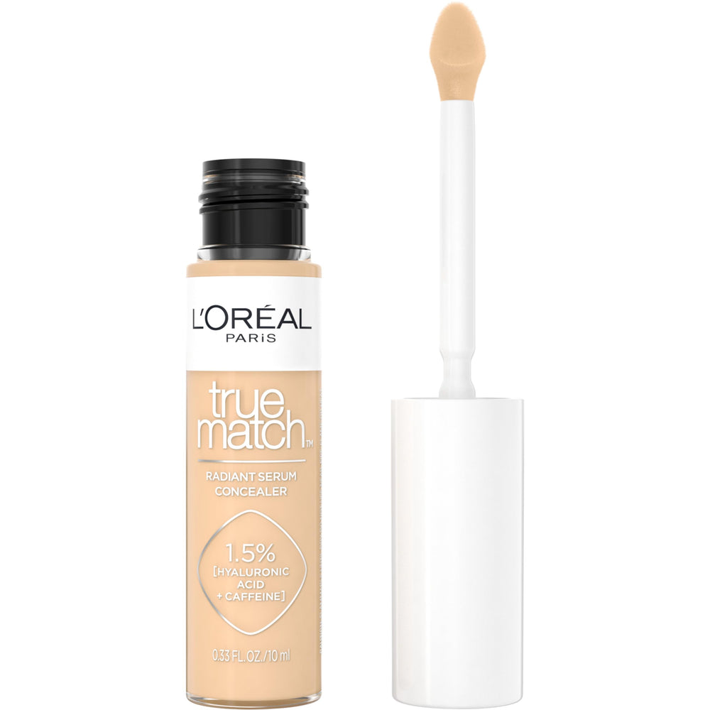 L'Oreal Paris concealer front packaging showing label and shade W4 for easy selection