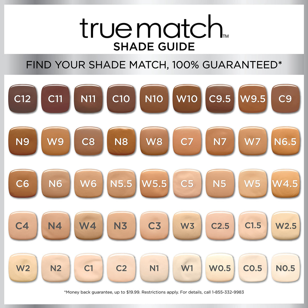 L'Oreal Paris shade comparison with Nut Brown C7 for accurate matching