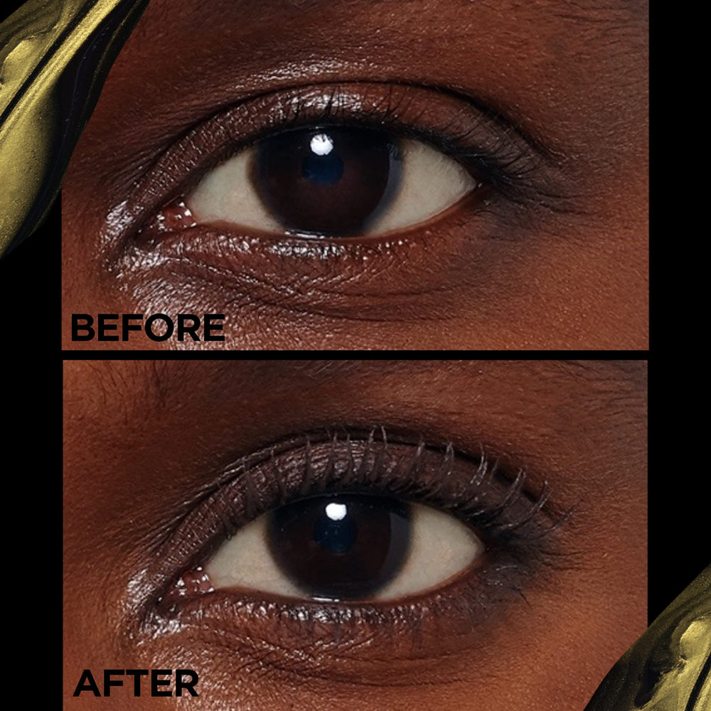 L'Oreal Paris mascara next to ruler showing compact 0.26 fl oz size
