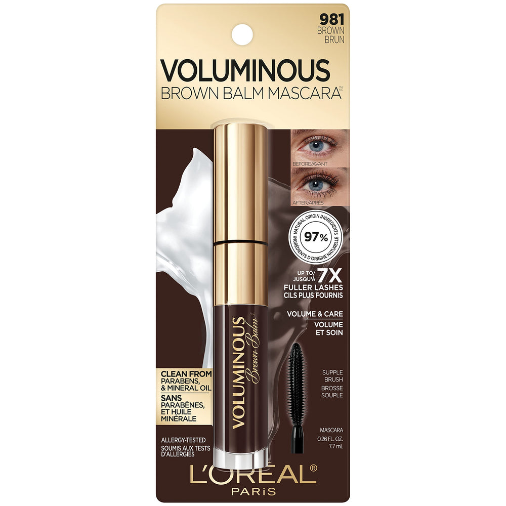 L'Oreal Paris texture swipe of balm formula highlighting smooth finish