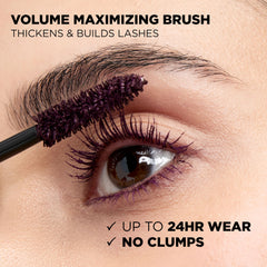 L'Oreal Paris closed tube top view highlighting compact, travel-friendly design