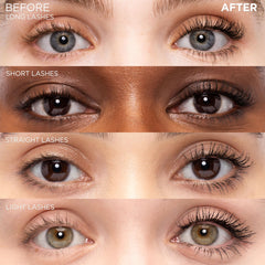L'Oreal Paris mascara texture swiped to show smooth, buildable formula