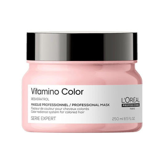 L'Oréal Professionnel Paris front bottle showing product identity and color protection benefit