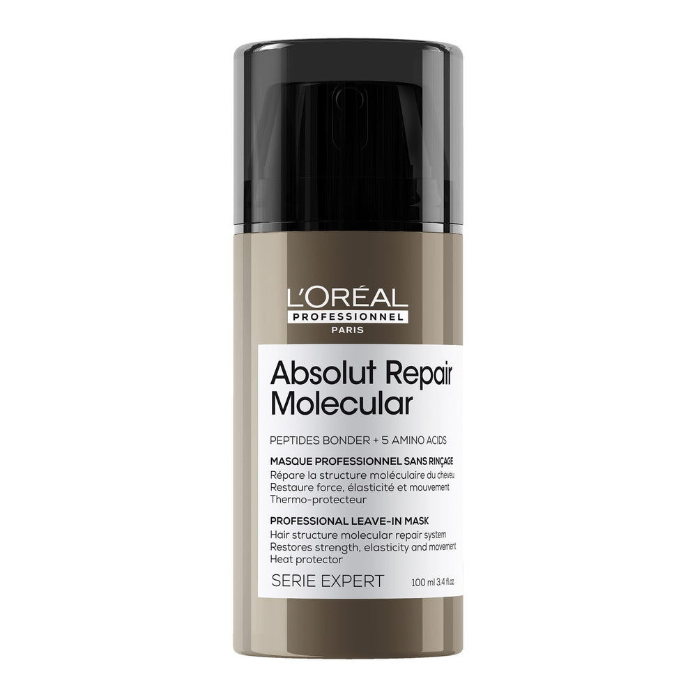 L'Oréal Professionnel Paris front packaging showing product benefit and professional finish