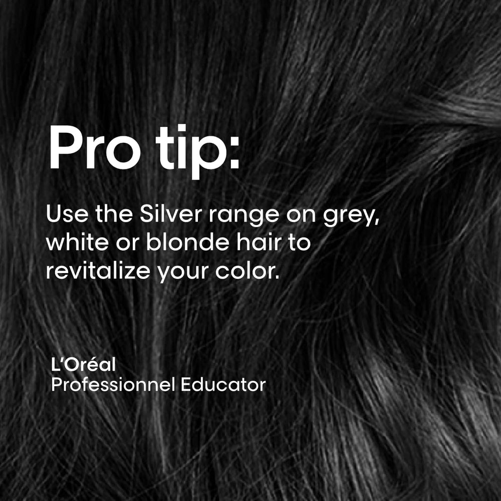 L'Oréal Professionnel product poured into palm illustrating easy application benefit