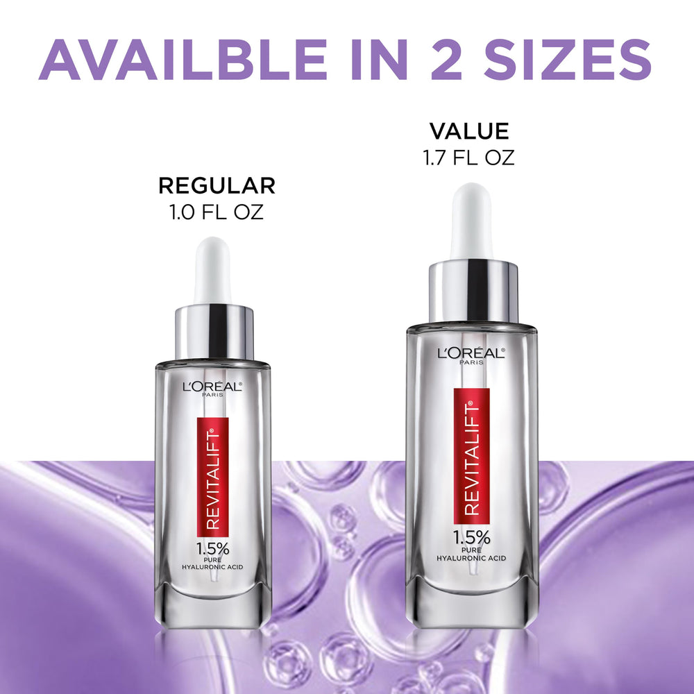 L'Oreal Paris on bathroom vanity suggesting daily skincare routine benefit