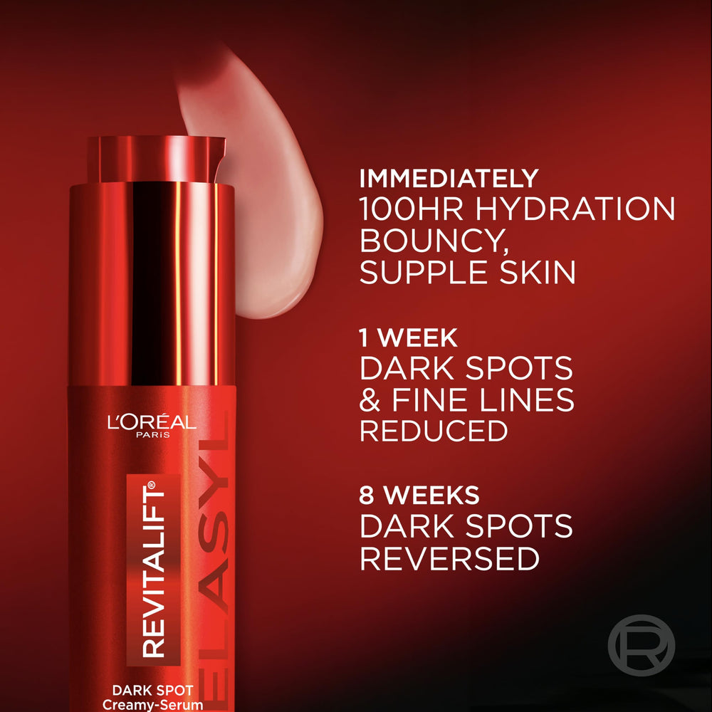 L'Oreal Paris bottle held in hand showing compact size and travel convenience