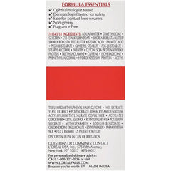 L'Oreal Paris cream texture close-up displaying lightweight, fast-absorbing finish