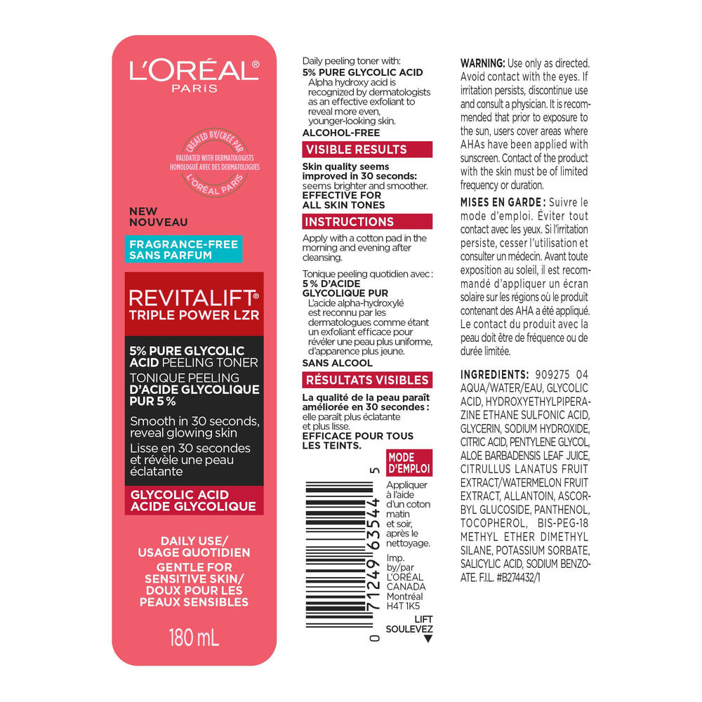 L'Oreal Paris product on retail shelf indicating trusted brand availability