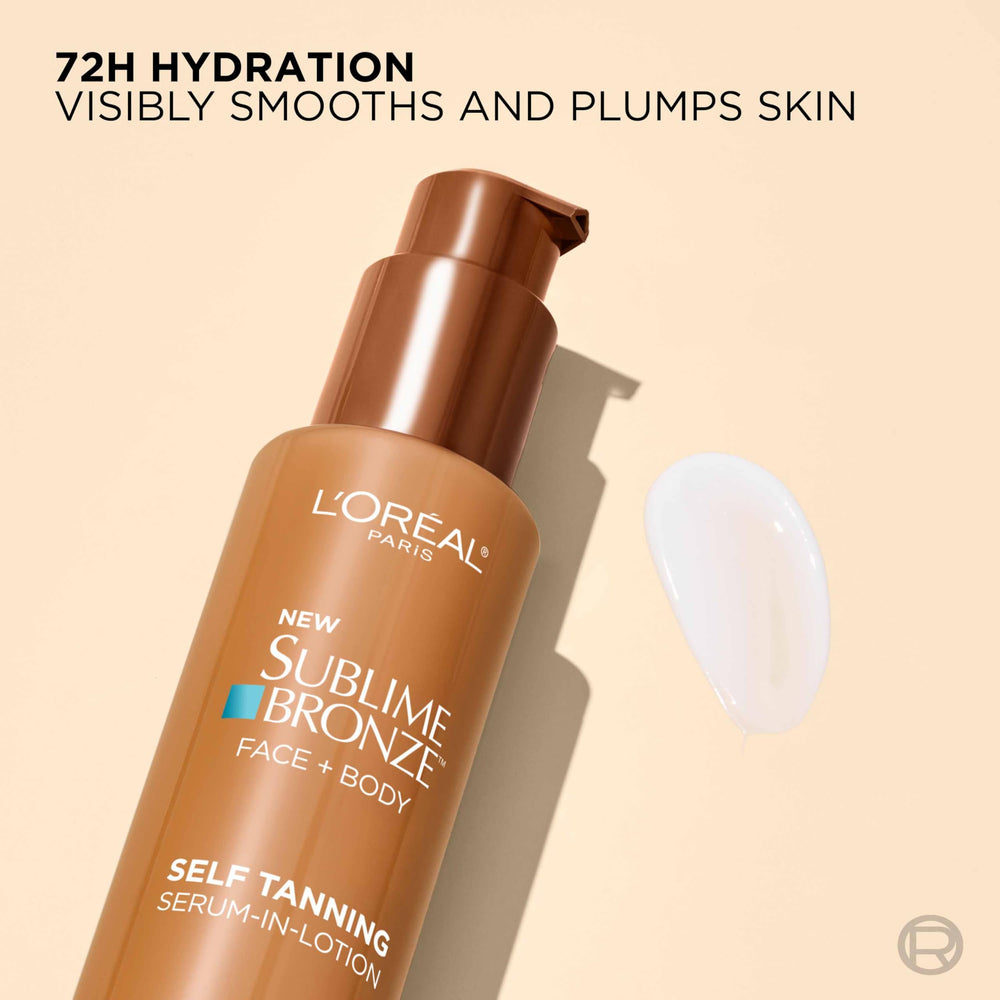 L'Oreal pump dispensing serum-in-lotion for controlled application