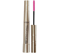 L'Oreal Paris front packaging showing elegant tube and clear branding benefits defined lashes
